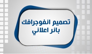 تصميم بانر اعلاني و انفوجرافيك 